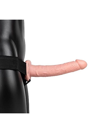 RealRock - Hollow Strap-on uten Pung med Vibrasjoner - 10" - 24,5 cm RealRock - Hollow Strap-on uten Pung med Vibrasjoner - 10" - 24,5 cm