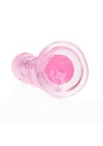 Realrock – Crystal Clear – Enkel Realistisk Dildo – Rosa - 14.5 cm