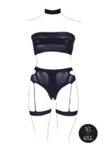 Le Desir - Shades - Ananke XII - Frekt Choker Undertøysett - Plus Size