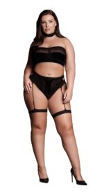 Le Desir - Shades - Ananke XII - Frekt Choker Undertøysett - Plus Size