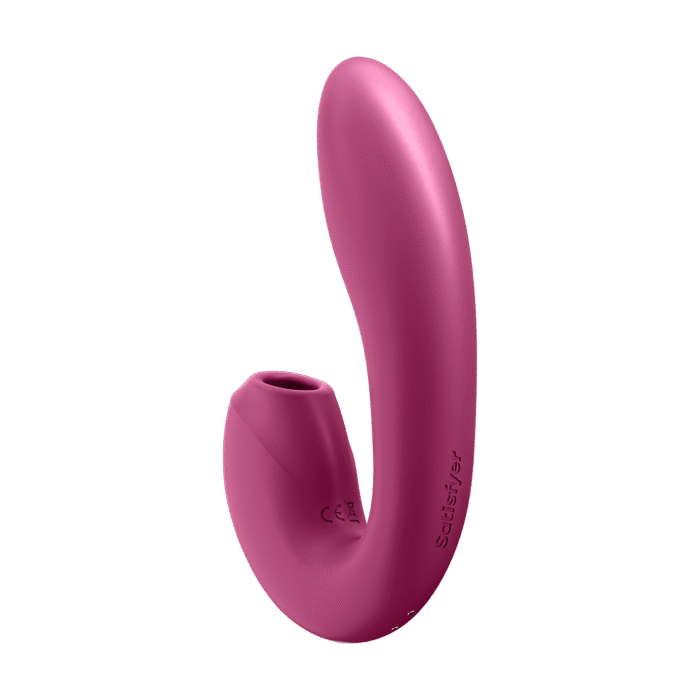 Satisfyer - Sunray - Trykkbølgevibrator med APP - Berry Rød