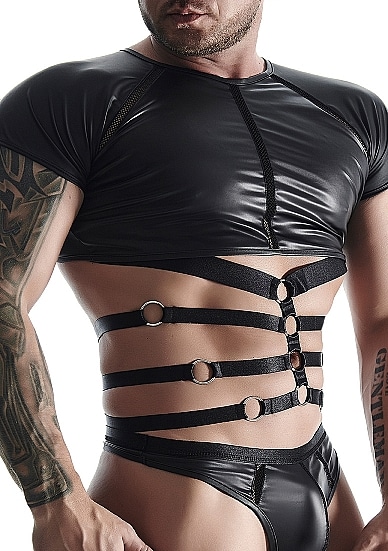 Regnes Fetish Planet - Wetlook Harness Skjorte for Han