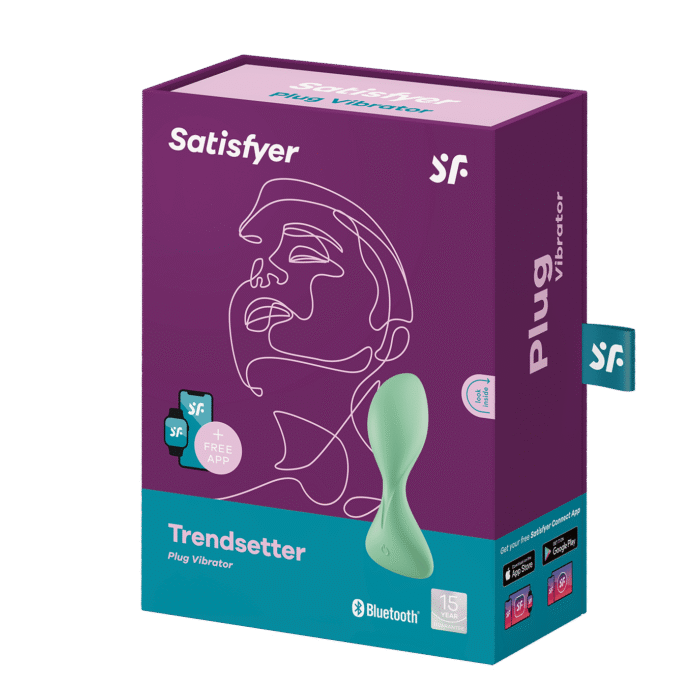 Satisfyer - Trendsetter - Buttplug med APP - Lys Grønn