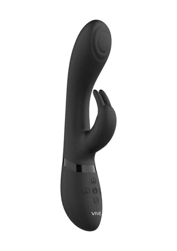 VIVE - Cato - G-punkt rabbitvibrator med Pulse-wave - Sort