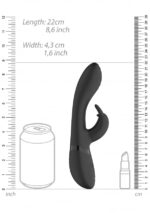 VIVE - Cato - G-punkt rabbitvibrator med Pulse-wave - Sort