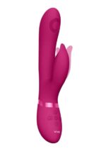 VIVE - Aimi - Rabbitvibrator med Pulserende G-punkt stimulering og Rotasjoner - Rosa