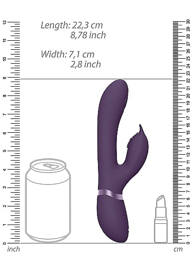 VIVE - Aimi - Rabbitvibrator med Pulserende G-punkt stimulering og Rotasjoner - Lilla