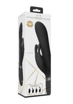 VIVE - Chou - Rabbitvibrator med utskiftbare hoder - Sort
