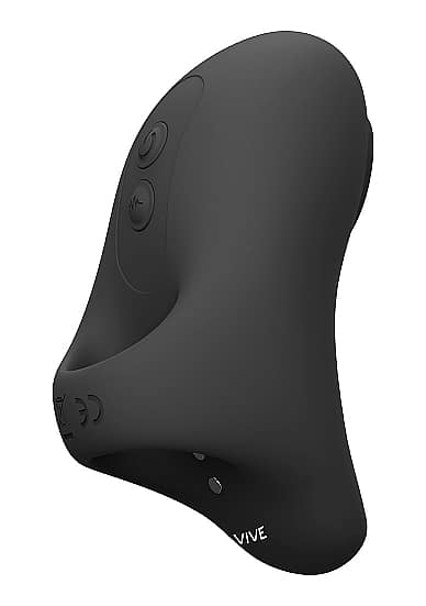 VIVE - Hana - Fingervibrator med tappende plate - Sort