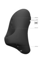 VIVE - Hana - Fingervibrator med tappende plate - Sort
