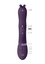 VIVE - Gada - A og G-punkt rabbitvibrator med Pulse-wave - Lilla