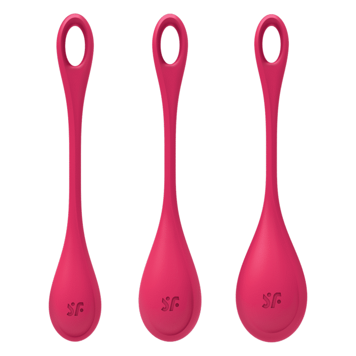 Satisfyer - Yoni Power 1 - Vaginakule Sett - Rød