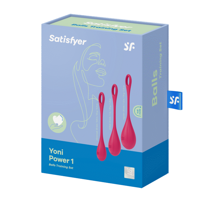 Satisfyer - Yoni Power 1 - Vaginakule Sett - Rød