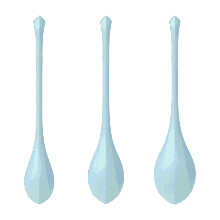 Satisfyer - Yoni Power 2 - Vaginakule Sett - Lyseblå