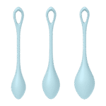 Satisfyer - Yoni Power 2 - Vaginakule Sett - Lyseblå