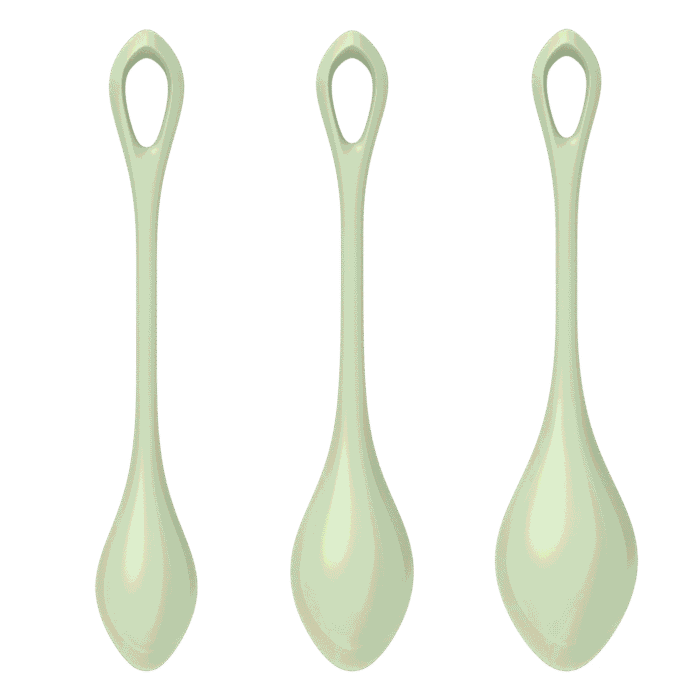 Satisfyer - Yoni Power 2 - Vaginakule Sett - Lys Grønn