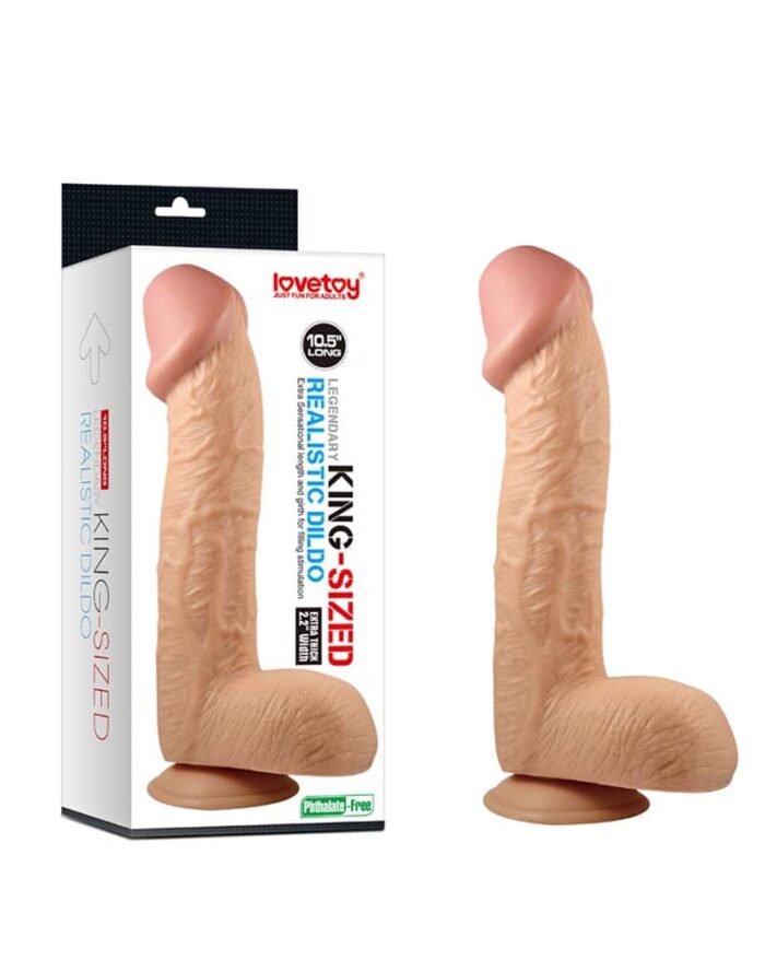 Lovetoys Legendary KingSize Dildo - 10,5" med Sugekopp