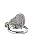 Chainmail Chastity Cage - Kyskhetsbur med ringbrynje design - Small - Bilde 2