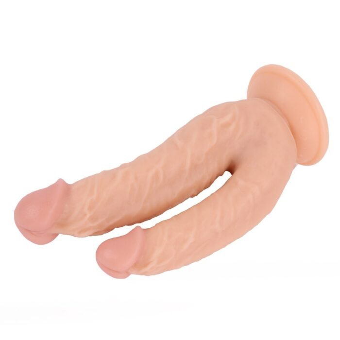 Kiotos COX - Double Cox - Dobbeldildo - Lys Hudfarge