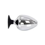Stor Buttplug med Sugekopp - Metall