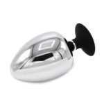 Ekstra stor Buttplug med Sugekopp - 80mm - Metall