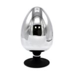 Ekstra stor Buttplug med Sugekopp - 80mm - Metall