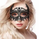 Ouch! Empress Maske med Blonder - Sort
