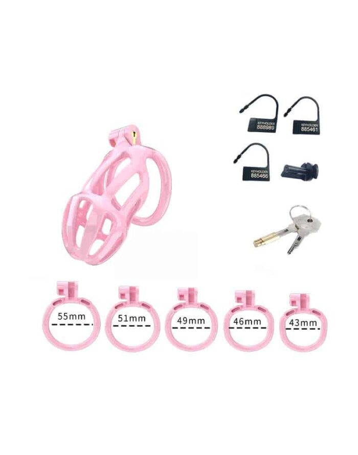 Rimba P-Cage - PC02 - Kyskhetsbur - Small - Rosa - Bilde 8
