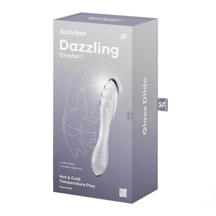 Satisfyer Dazzling Crystal 1 - Glassdildo transparent