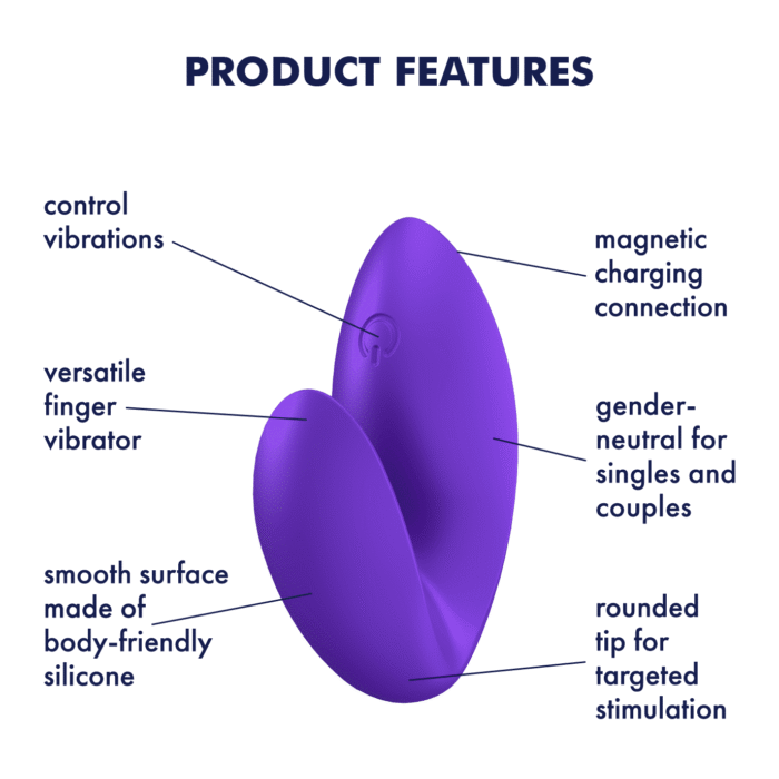 Satisfyer - Love Riot - Mini Fingervibrator - Lilla
