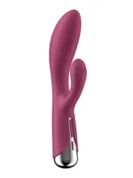 Satisfyer - Spinning Rabbit - Rabbitvibrator med rotasjoner - Rød - Bilde 3