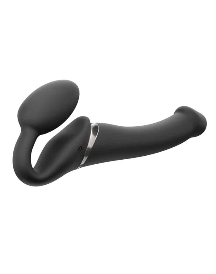Strap-on-Me - Stroppeløs Strap On med Vibrering - Medium - Sort