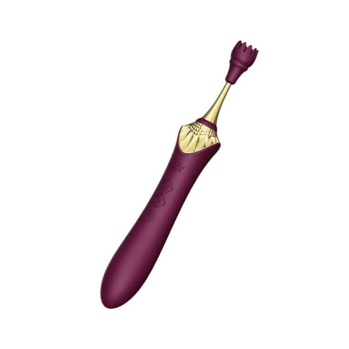 Zalo - Bess 2 - Klitorisstimulator med flere hoder - Lilla - Bilde 7