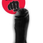 All black - Dildo med liten pung sort 