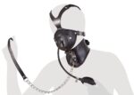 ZADO - Lærmaske med Oppblåsbar Penisgag