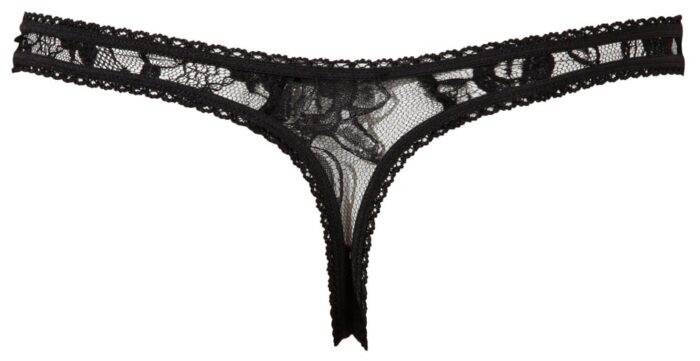 Cottelli Collection - Rio - Truse med Fransk Åpning - Sort