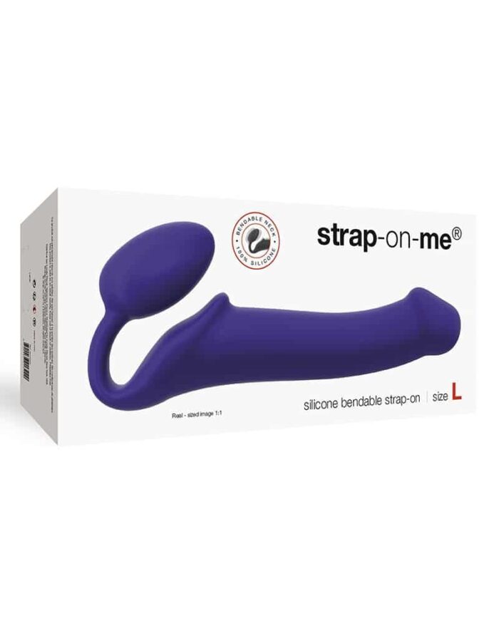 Strap-on-Me - Stroppeløs Strap On - Large - Lilla