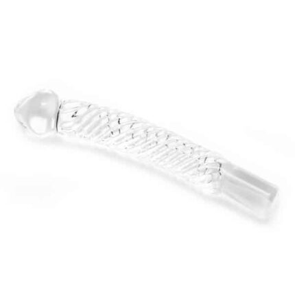 Sensual Glass - Isa - Glassdildo Med Riller
