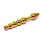 Sensual Glass Laila - Regnbuefarge Metallic - Glassdildo
