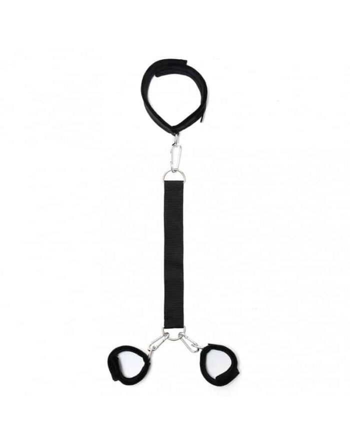 Rimba - Velcro Soft collar og cuffs sett - sort