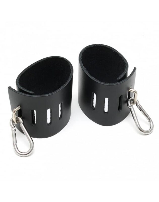 Rimba - Enkle Ankelcuffs i Lær, Svart