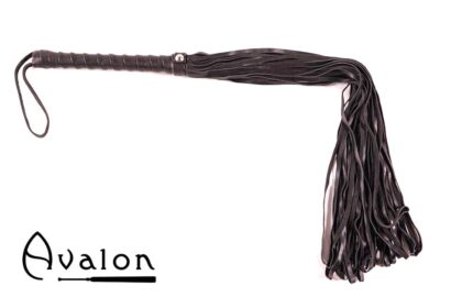 Avalon - LUCIUS - Sort Flogger i Mykt Lær