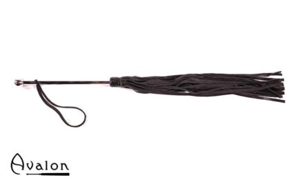 Avalon - SORCERESS - Sort flogger med langt metall håndtak
