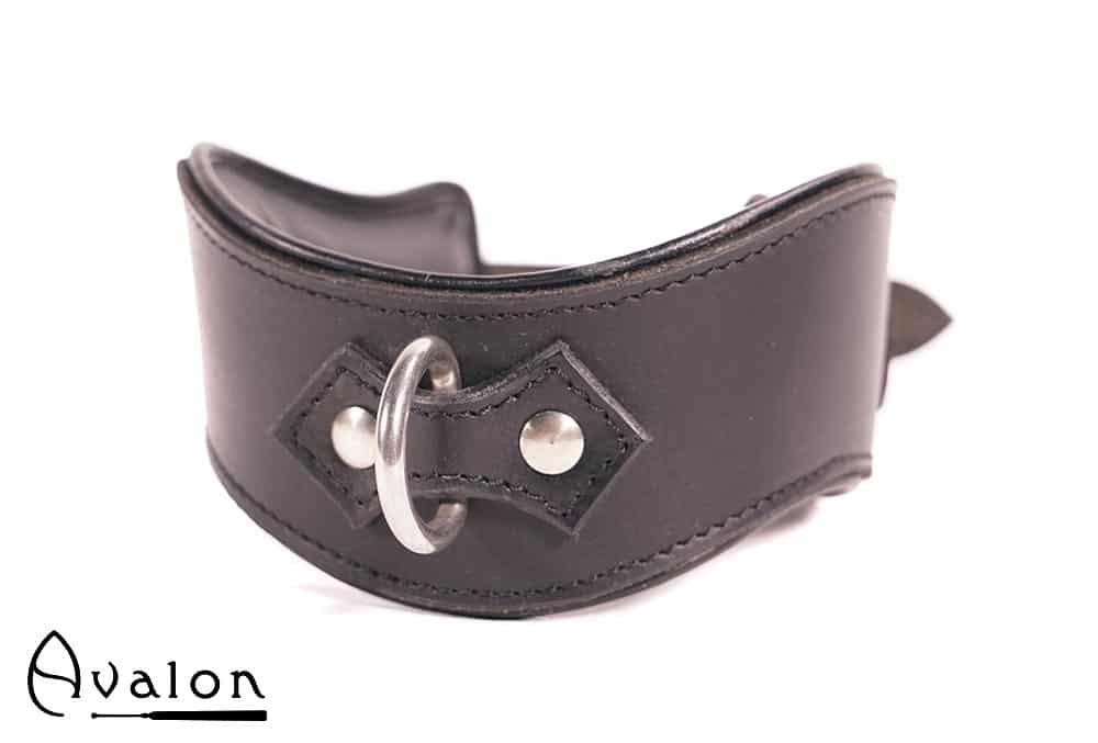Avalon - GUARDED - Collar med god Polstring, Svart