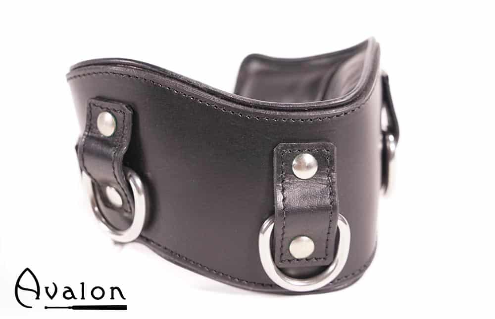 Avalon - CONQUER - Collar med god polstring, Svart