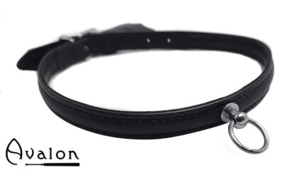 Avalon - HELEN - Enkelt Collar med O-ring Svart