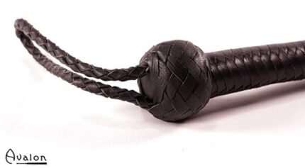 Avalon - SERPENT - Bullwhip heavy handle, Sort 1,3 m