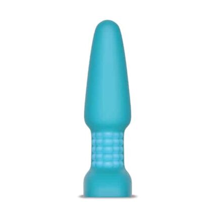 B-VIBE - Rimming 2 - Buttplug med Vibrering og Fjernkontroll Blå