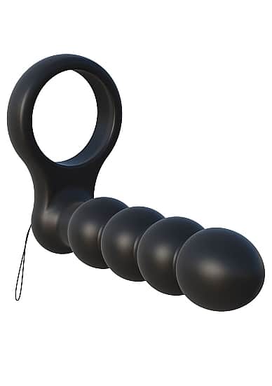 C-ringz - Remote Control Double Penetrator med fjernkontroll - sort