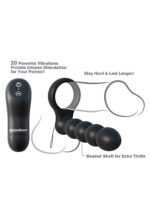 C-ringz - Remote Control Double Penetrator med fjernkontroll - sort